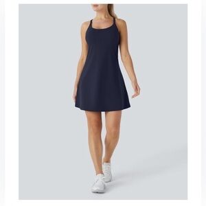 NWOT Halara Navy Blue Athletic Skort Dress